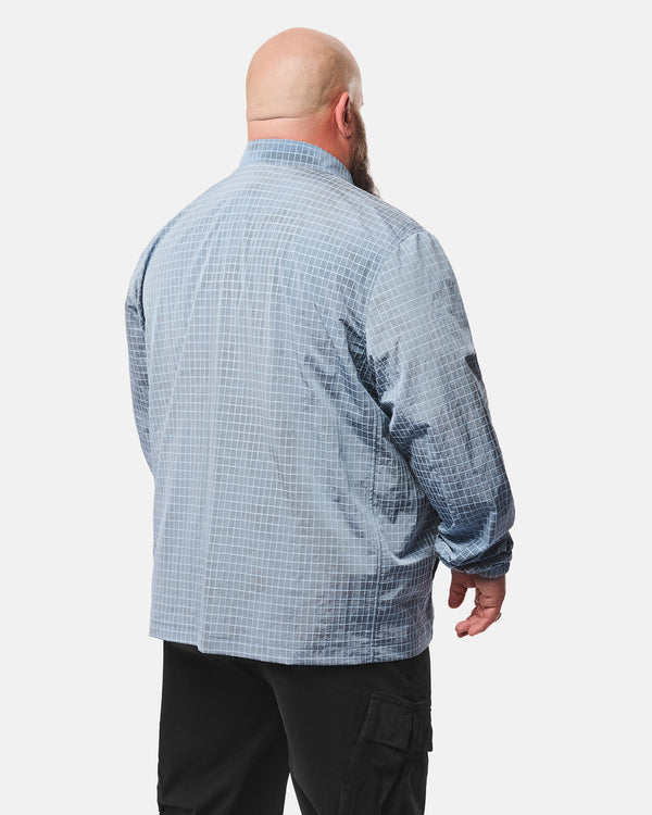 Große Größen - Vinnie Überhemd Peruvian Blue