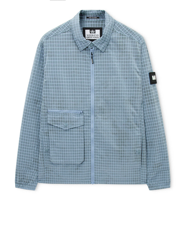 Große Größen - Vinnie Überhemd Peruvian Blue