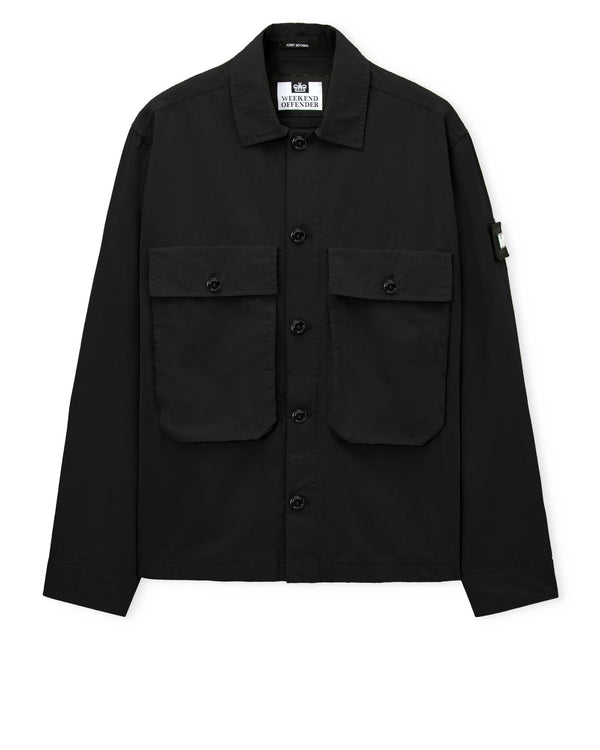 Pancho Over-Shirt Black