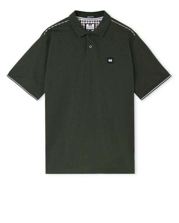 Polo Sakai Nero Verde Foresta