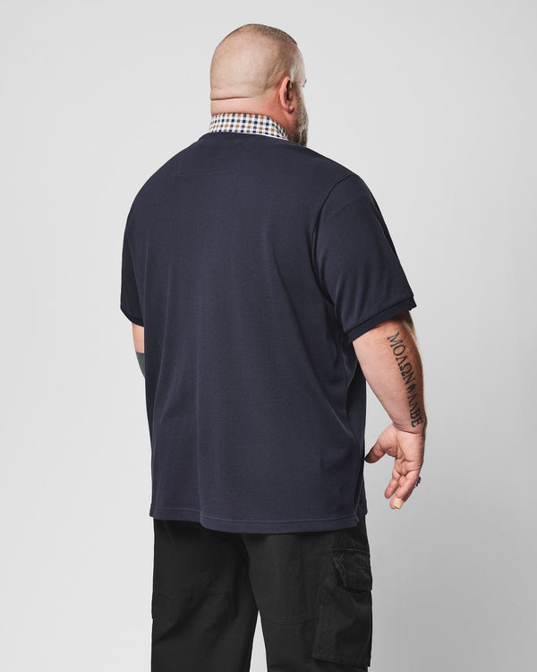 Plus Size - Tipasa Poloshirt Navy