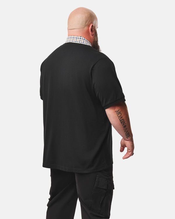 Plus Size - Tipasa Polo Shirt Black