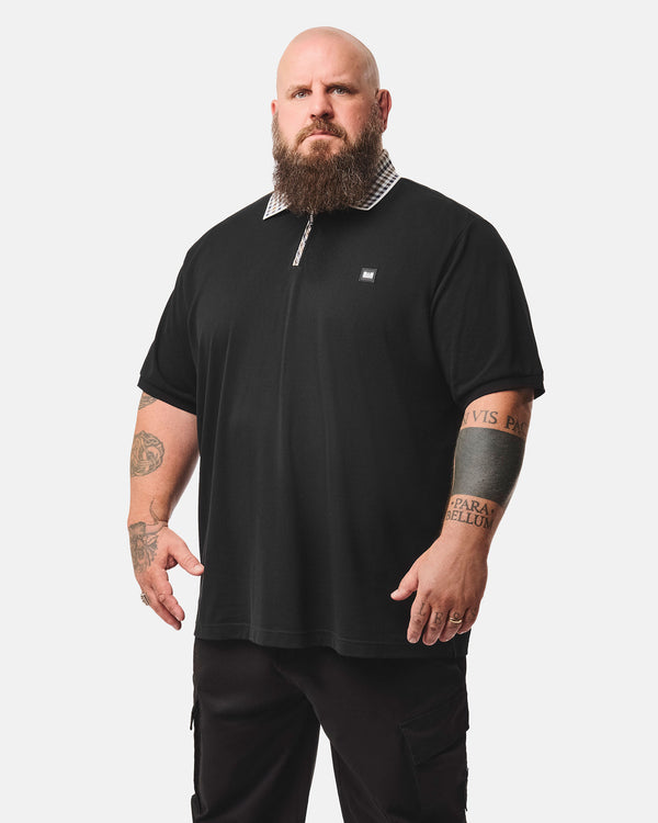 Plus Size - Tipasa Polo Shirt Black