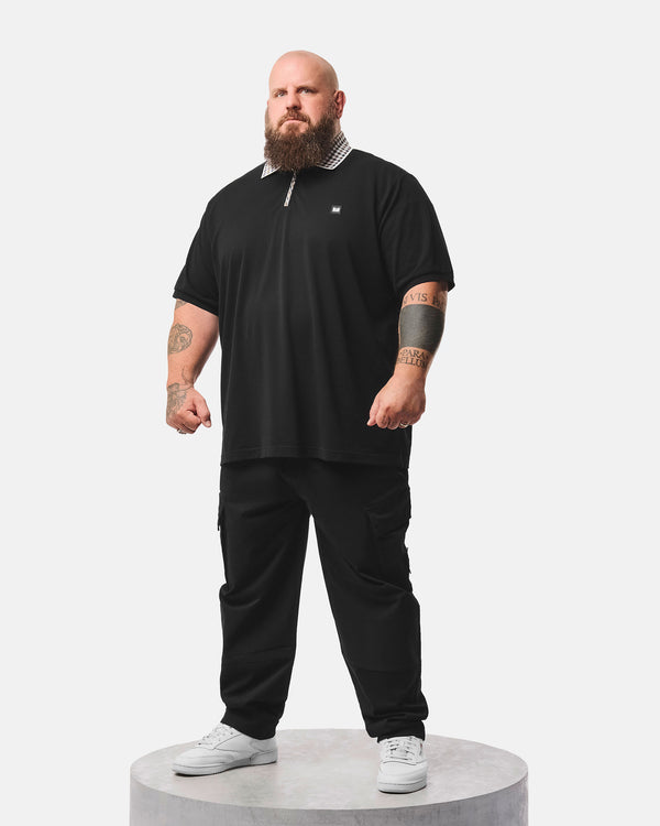 Plus Size - Tipasa Polo Shirt Black