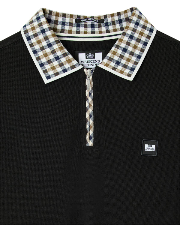 Plus Size - Tipasa Polo Shirt Black