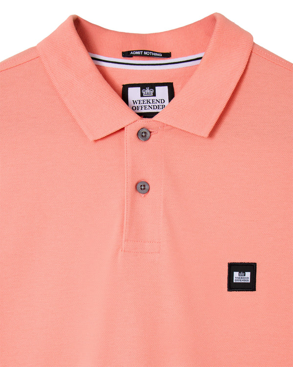 Heathcote Polo Shirt Coral