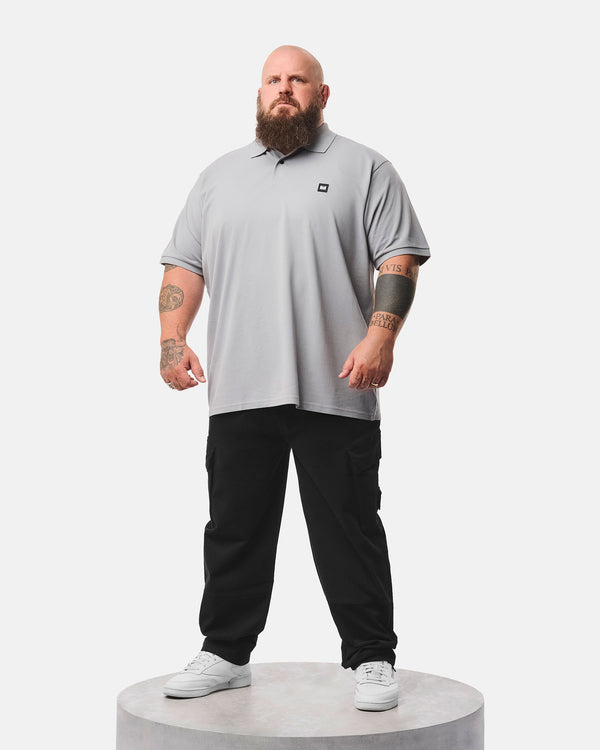 Plus Size - Heathcote Polo Shirt Smokey Grey