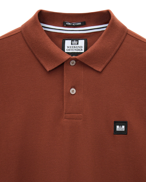 Plus Size - Heathcote Polo Shirt Brick