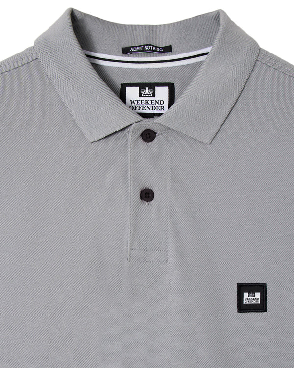 Plus Size - Heathcote Polo Shirt Smokey Grey