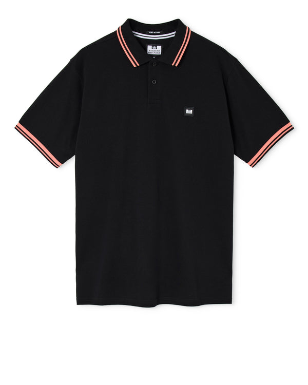 Levanto Poloshirt Schwarz/Koralle