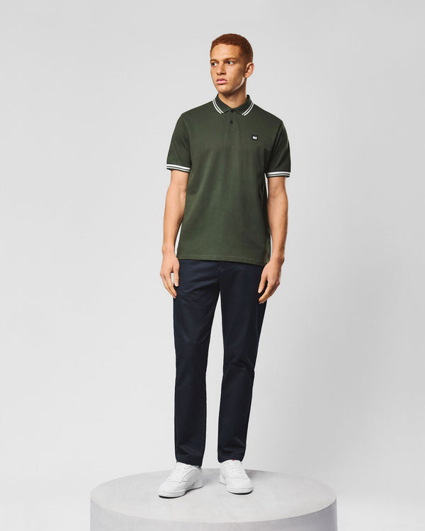 Levanto Poloshirt Schwarzwaldgrün/Geister