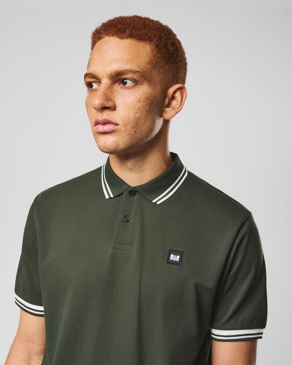 Levanto Poloshirt Schwarzwaldgrün/Geister