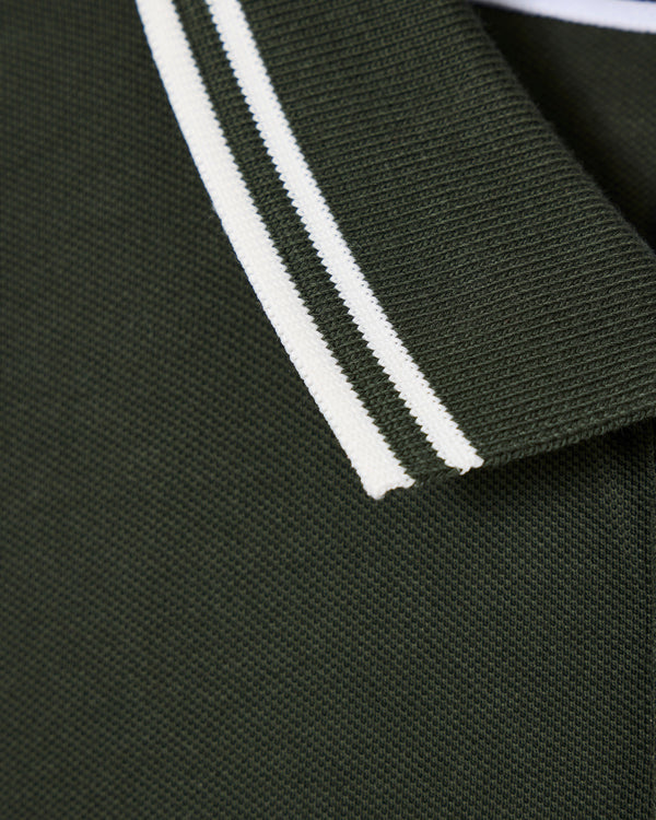 Levanto Poloshirt Schwarzwaldgrün/Geister