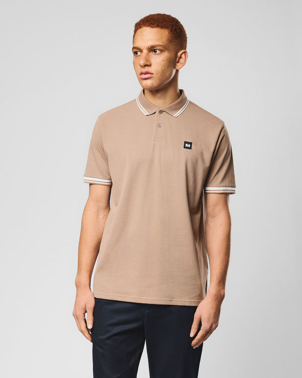 Levanto Poloshirt Treibholz/Geist
