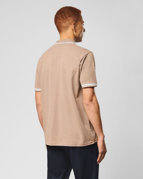 Levanto Poloshirt Treibholz/Geist
