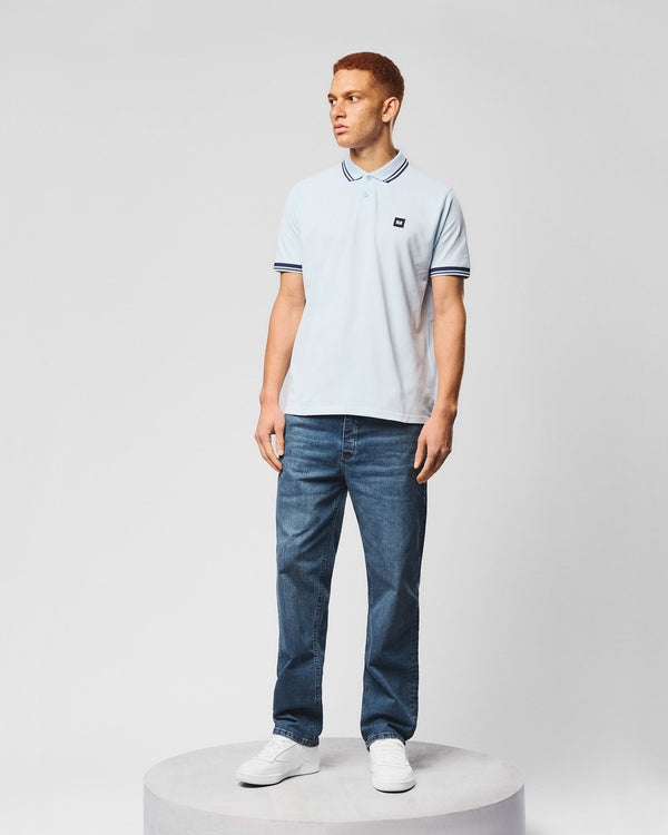 Levanto Polo Shirt Sky Blue/Dark Sapphire Blue