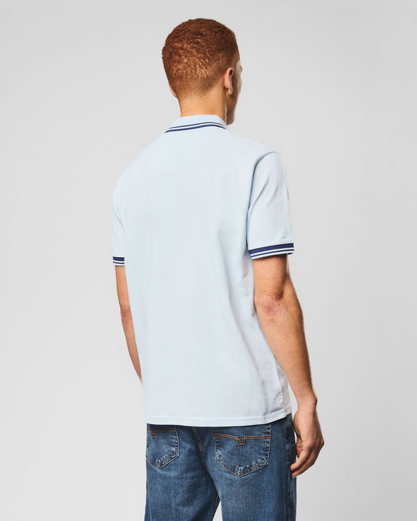 Levanto Polo Shirt Sky Blue/Dark Sapphire Blue