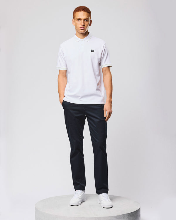 Levanto Poloshirt Weiß/Amazonitgrün