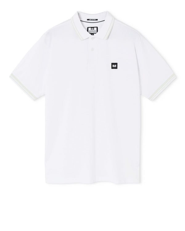 Levanto Poloshirt Weiß/Amazonitgrün