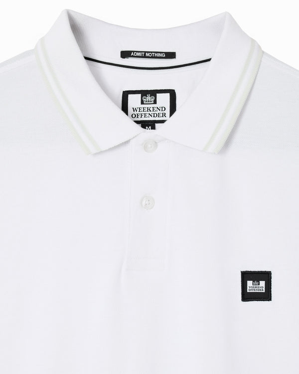 Levanto Poloshirt Weiß/Amazonitgrün