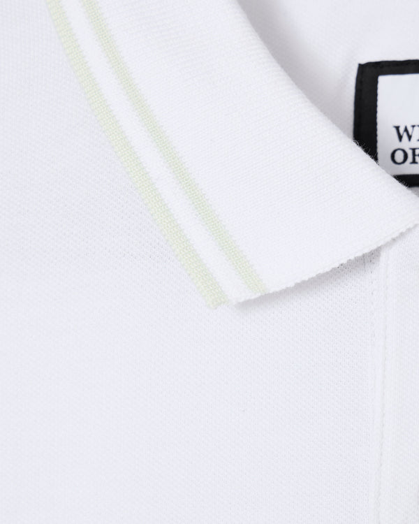 Levanto Poloshirt Weiß/Amazonitgrün
