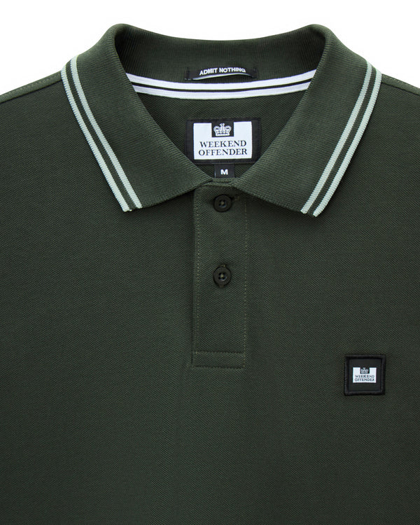 Levanto Polo Shirt Black Forest Green/Julep Green