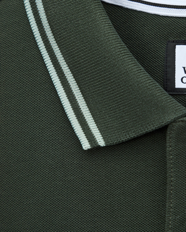 Levanto Polo Shirt Black Forest Green/Julep Green