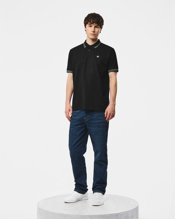 Levanto Polo Shirt Black/Thyme Green