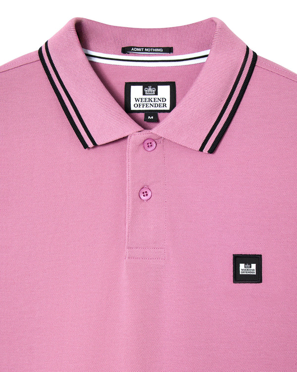 Levanto Poloshirt Chrosite Pink/Schwarz