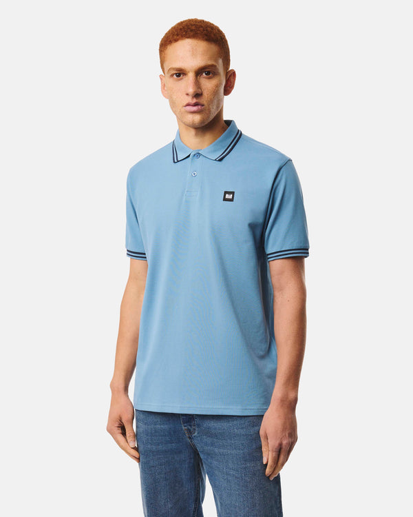 Levanto Polo Shirt Peruvian Blue/Navy