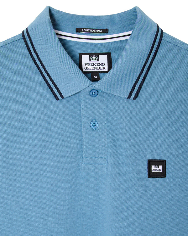 Levanto Polo Shirt Peruvian Blue/Navy