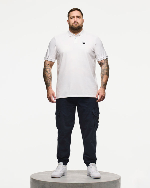 Große Größen - Caneiros Poloshirt Weiß