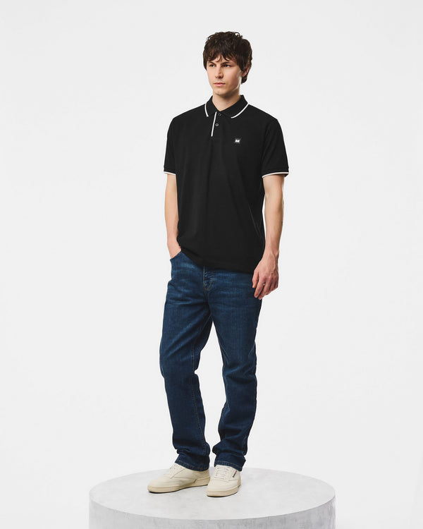 Cadwell Polo-Shirt Schwarz/Calcium