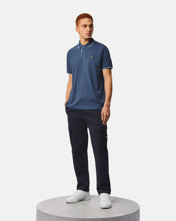 Cadwell Poloshirt Lagunenblau/Peruanischblau