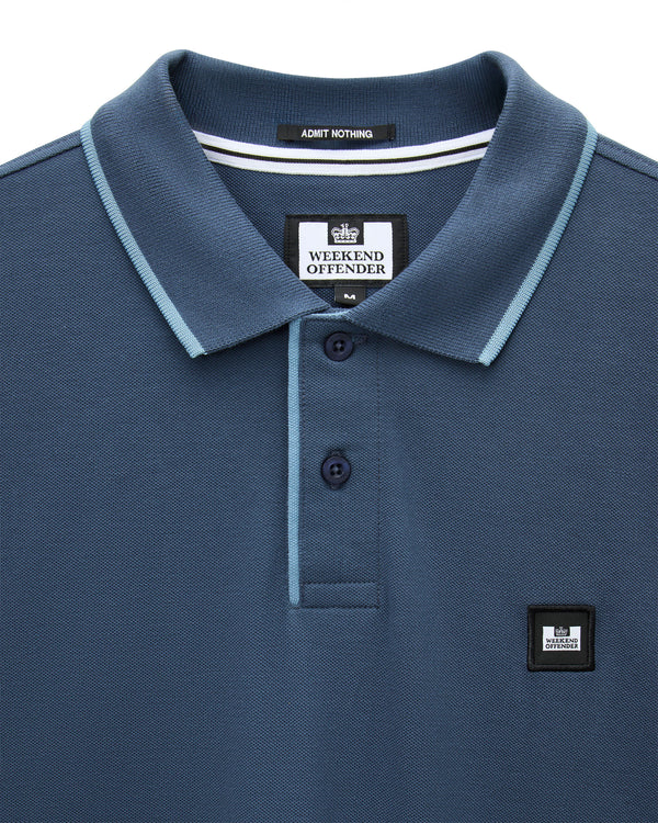 Cadwell Poloshirt Lagunenblau/Peruanischblau