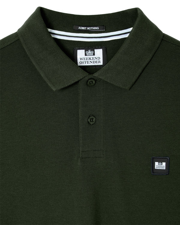 Tunbridge Poloshirt Schwarz Waldgrün