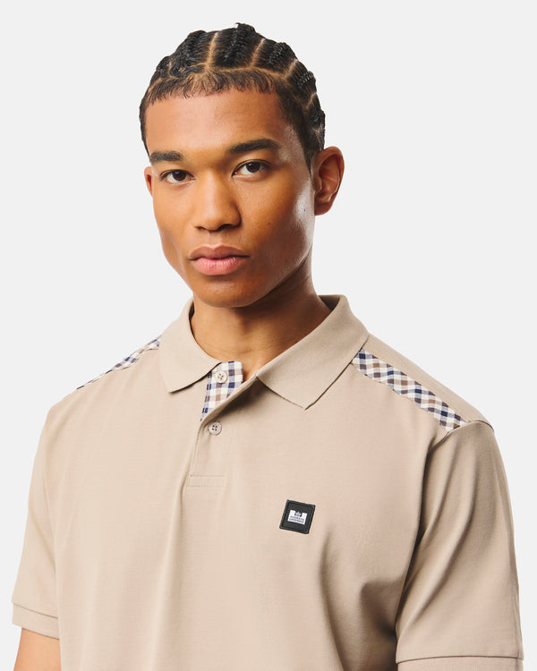 Rowley Polohemd Stein