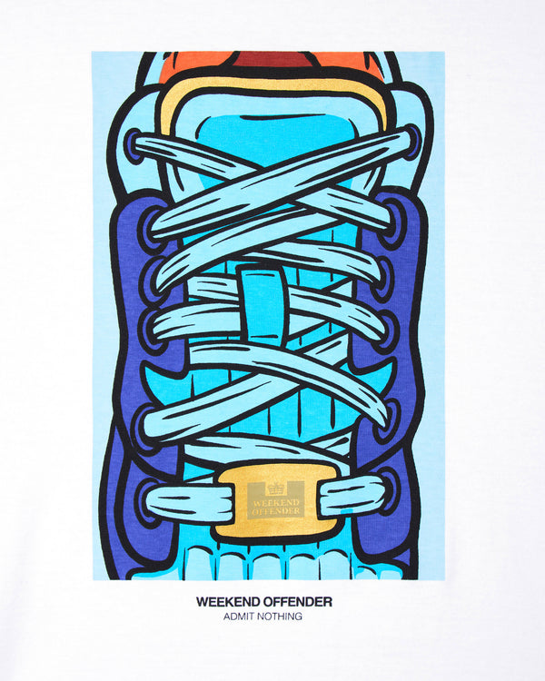 Laces Graphic T-Shirt White