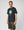 Naz Grafik-T-Shirt Marineblau
