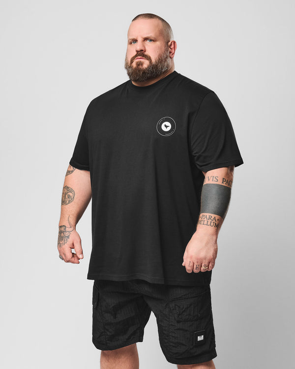 Plus Size - 8 Ball Graphic T-Shirt Black