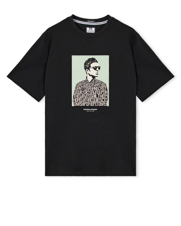 Maglietta grafica Camden nera