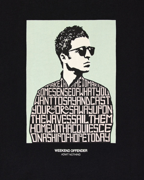 Maglietta grafica Camden nera