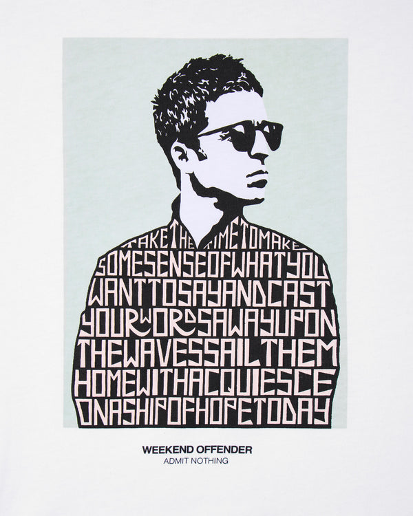 Camden Grafik-T-Shirt Weiß