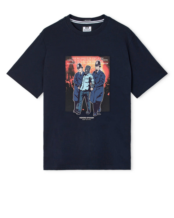 Murvin Graphic T-Shirt Navy