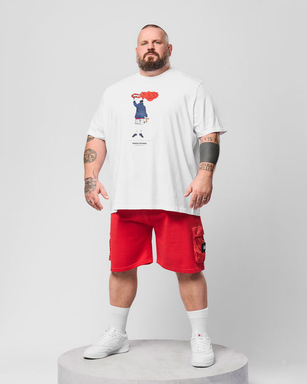 Plus Size - Chabet Graphic T-Shirt White