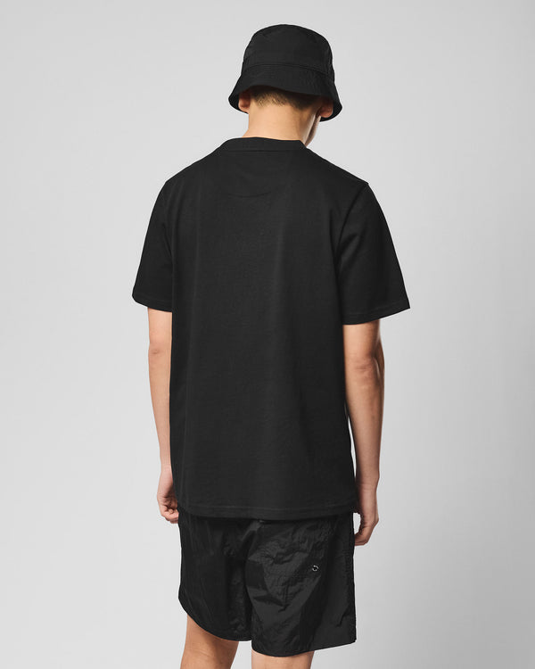 Drarga Grafik-T-Shirt Schwarz