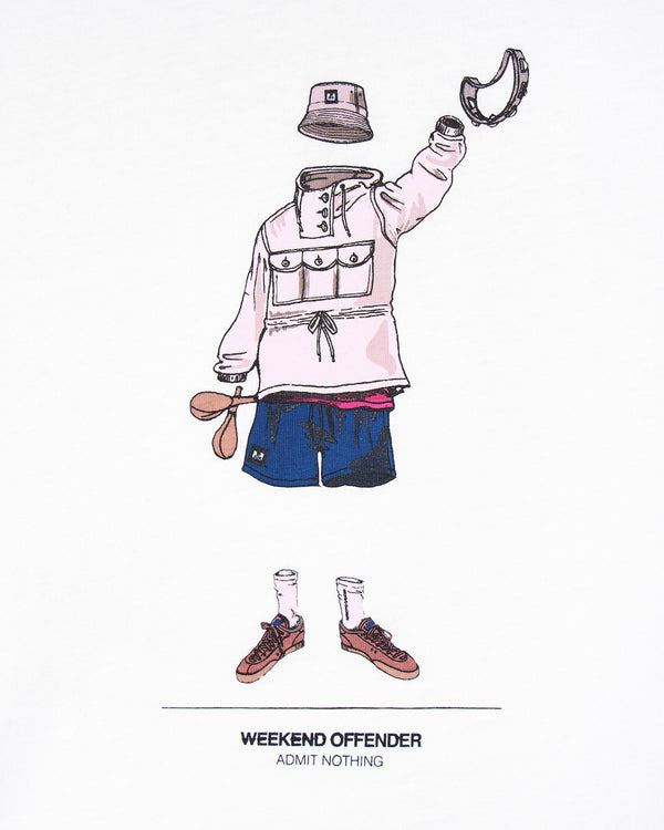 Hassen Graphic T-Shirt White