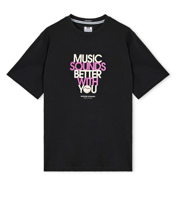 Bangalter Graphic T-Shirt Black