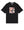 Schwarzes T-Shirt mit dezentem Aufdruck