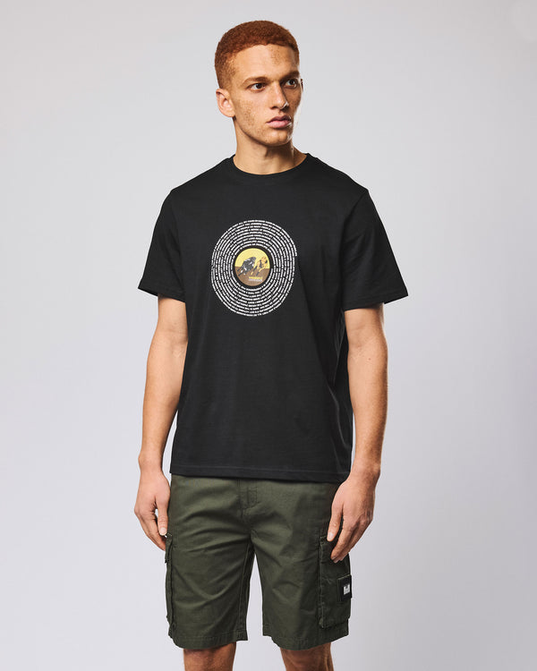 Wansdown Grafik-T-Shirt Schwarz